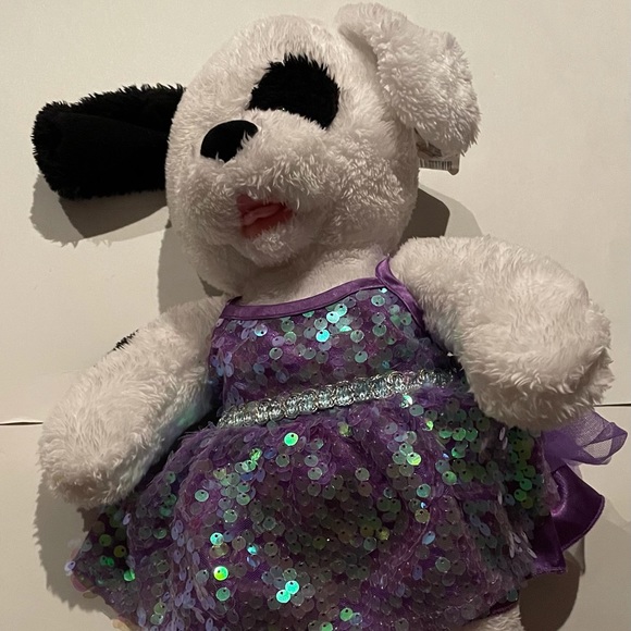 Build A Bear Stuffed Animal Dog w/dress - Picture 3 of 8